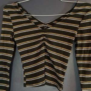 PACSUN long sleeve crop top